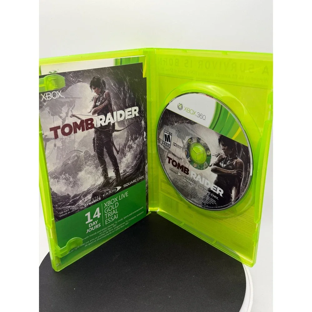 Tomb Raider Xbox 360 Square Enix Crystal Dynamics Action Adventure Game 2013